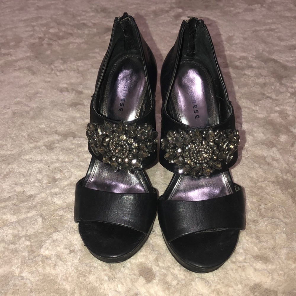 Chinese laundry embellished heels